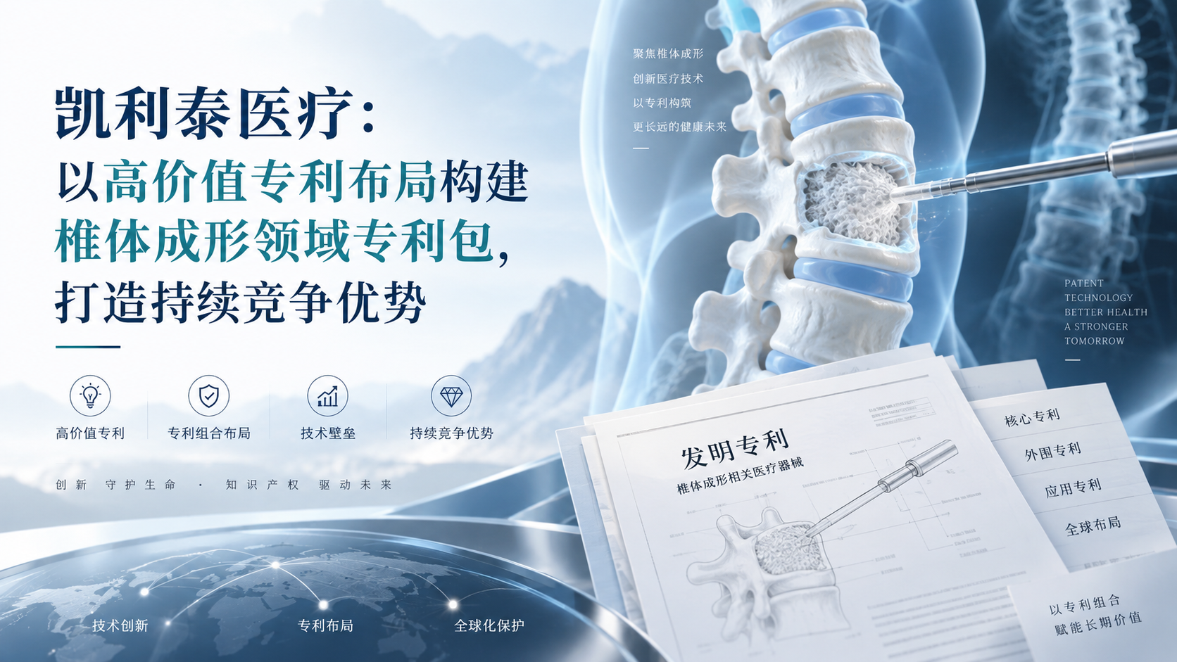 凯利泰医疗：构建椎体成形高价值专利包